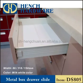 Hench Hardware Metal Sliding Drawers Self Closing Type Hench Hardware Metal Sliding Drawers Self Closing Type