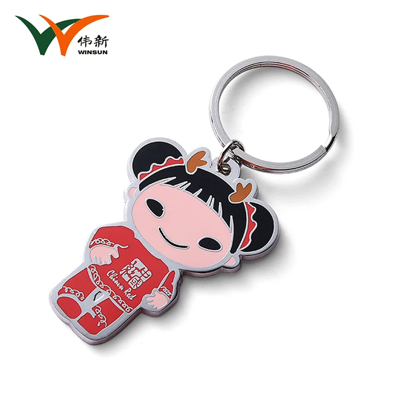 
Fast Delivery Designers Anime Keychain Metal Cute Enamel Keychain Custom Keychain 