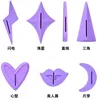 Bikini private pubic hair trim shaving equipment plastic template razor female sex objects