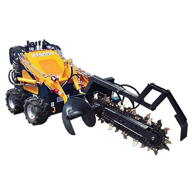 Stump grinder attachment for skid steer