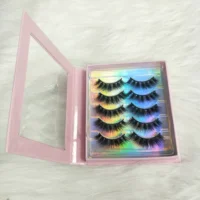 

Trade Assurance Custom Package Box 5pairs Lash Book Handmade 3D Mink Eyelash