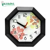 Imarch WC19002-Black special shape no-ticking analog home decorate vintage wall clock rejoy de pared wecher