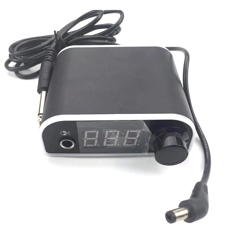

EASYZLM Colorful LED Screen Small Type Portable Tattoo Power Supply, Black