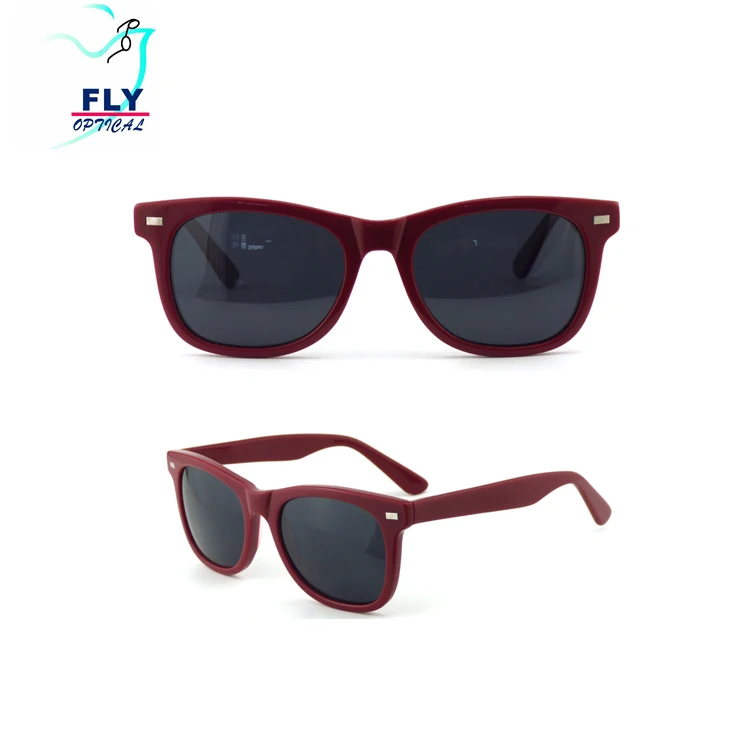 

2019 High quality acetate UV400 Polarized sunglasses, Red
