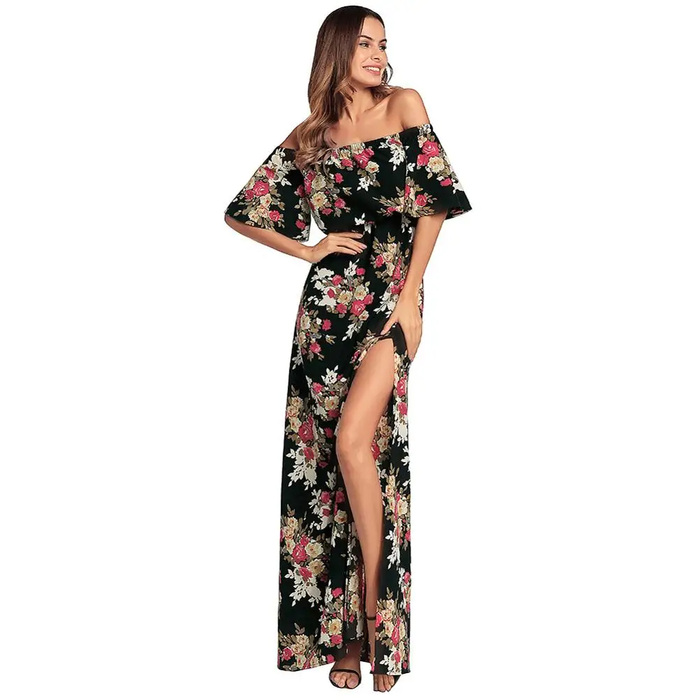 

2018 OEM Fashion Sexy Off Shoulder Dress for Women