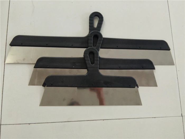 Quality forging Polishing Cleaning Scraper With black Plastic Handle