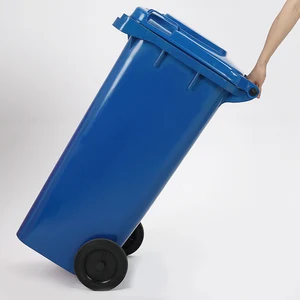 120L  industrial trash bin recycling plastic dustbin