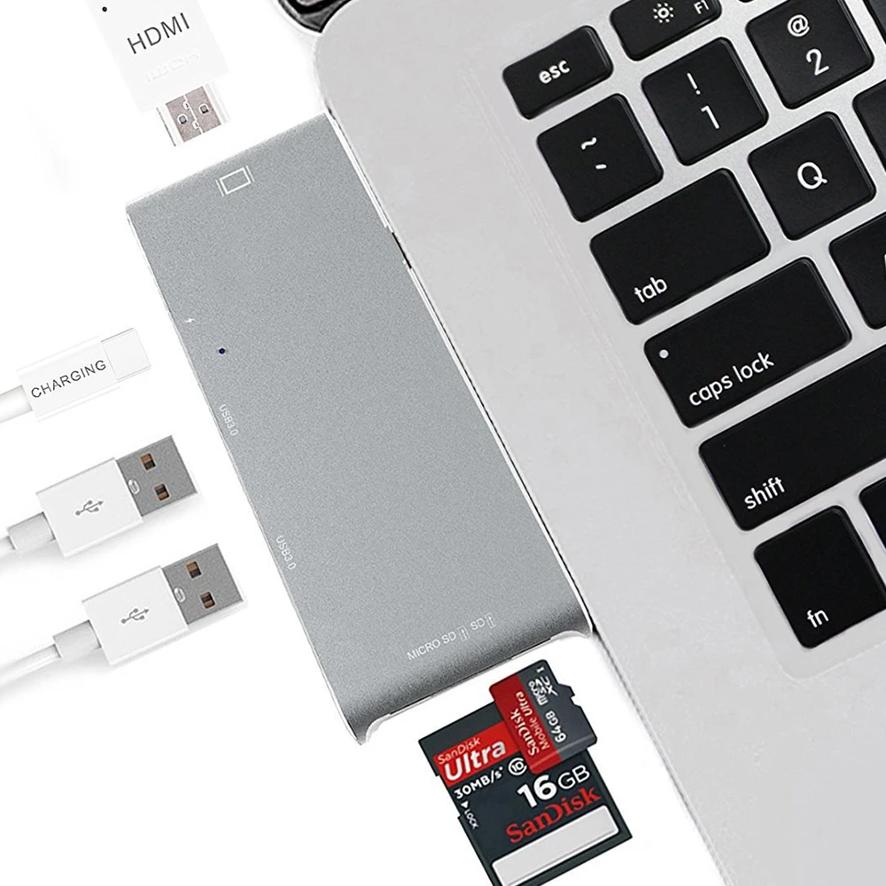 

Top Selling Thunderbolt 3 Usb C Adapter Usb Type C Adapter, Silver;gray
