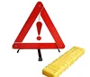 High visibility bright red color led modern advance warning triangle