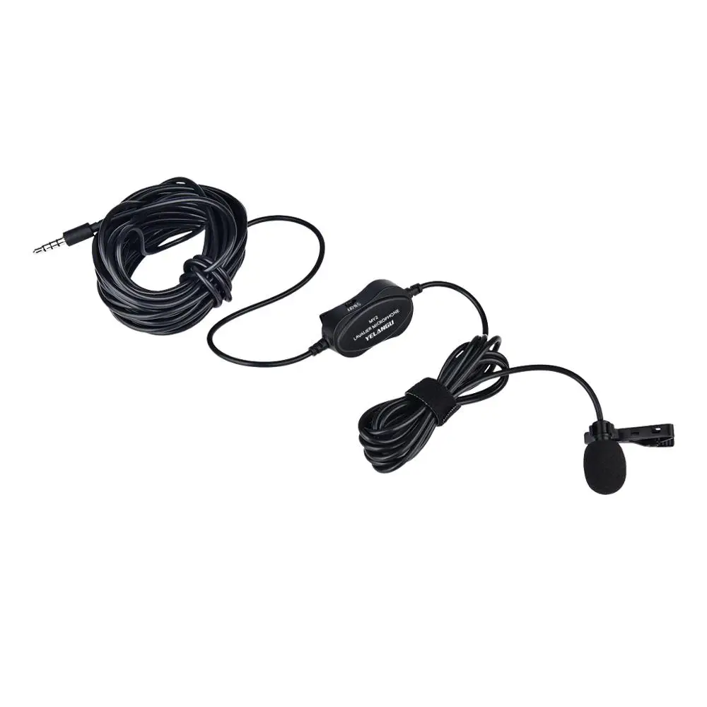 Yelangu Mobile Phone Condenser Lavalier Clip Microphone