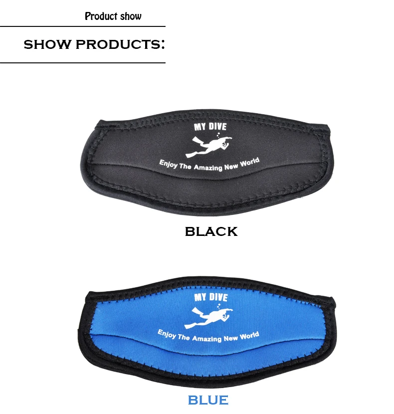 Neoprene Scuba Diving Mask Head Strap Protect Long Hair Added Comfort