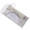 YS-8201 YASI Stationery Manufacturer Direct Sales Acrylic Plastic Ruler Set Stationery Set Four Sets Answer card ruler