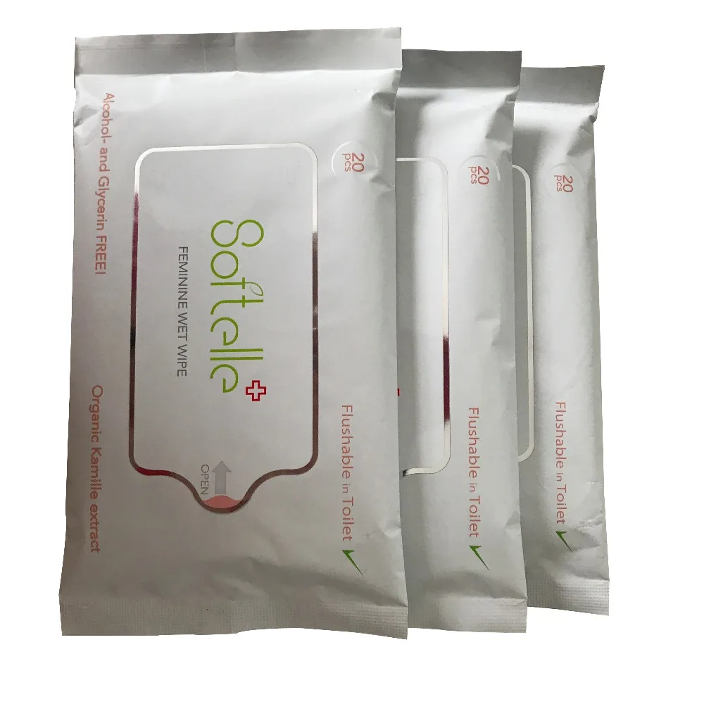 
Durability Flushable Hygiene Wet Wipes Custom Label Feminine Wipes 