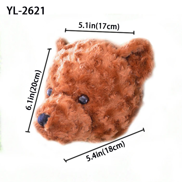
EN71 Cheap custom a big head soft teddy bear plush toys from China manufacture 