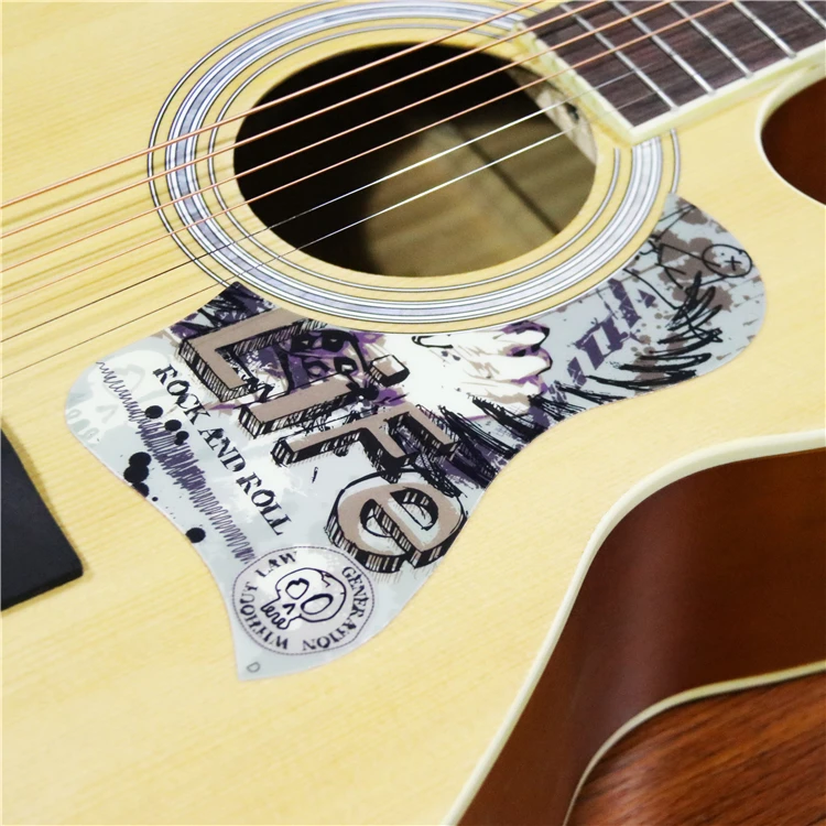 Custom Rock Style Acoustic Guitar Pickguard Buy Guitar Pickguard