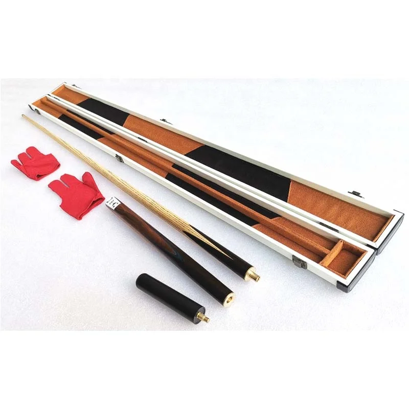 

New Promotion 3/4-pc Handmade Snooker / Billiard Cue with leather wooden Case Kit