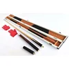 2019 New Promotion 3/4-pc Handmade Snooker / Billiard Cue with leather wooden Case Kit
