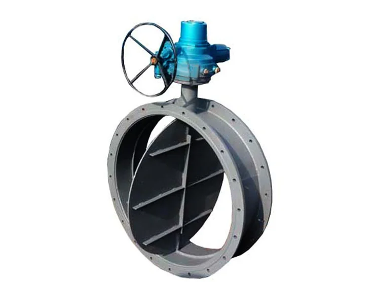 Air Control Valve Butterfly Damper Flue Gas Electric Air Duct Damper