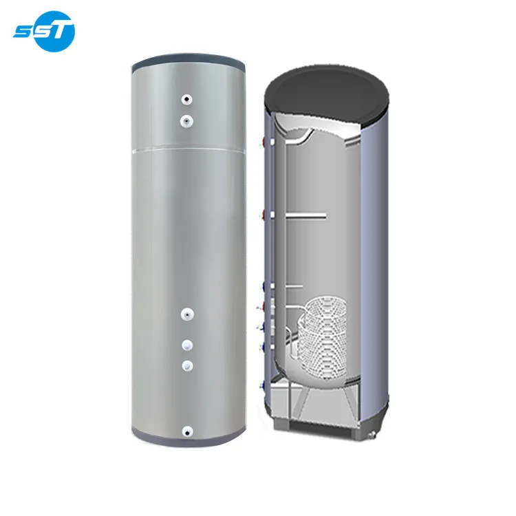 Pressurised Stainless Water Heater Buffer Tank 100 Liters,Corrugated