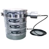 Particle size analysis lab vibrating test sieve with 200mm
