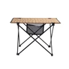 oxford cloth lightweight aluminum canvas popular portable foldable folding camping table with cup holders
