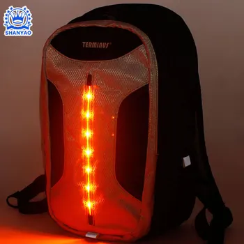 cycling backpack with lights