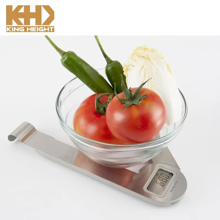 Khsc036 Stainless Steel Compact Electronic Kitchen Folding Scale With