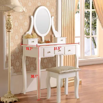 White Antique Vanity Dresser Table With Mirror French Clic White Antique Vanity Dresser Table With Mirror French Clic Dressing And