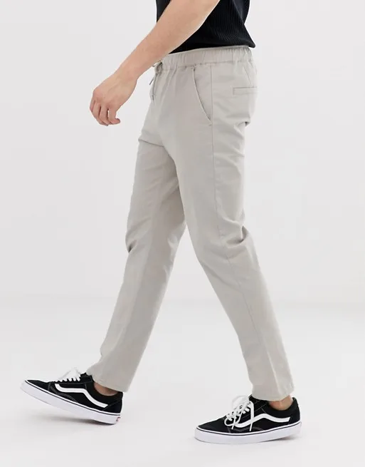 cropped tapered pants mens