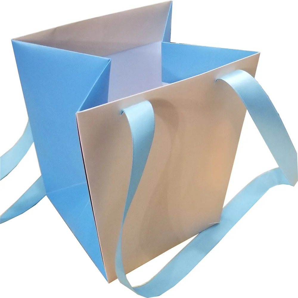 Japanese Folding Paper Bag With Ribbon Handle Buy Japanese Folding