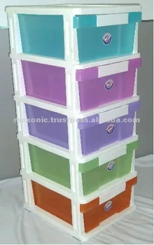 Plastic Drawer 1 3 4 5 Tier Buy Cabinet Plastic Drawers 4 Tier