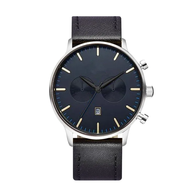 Subdial Blue Face Gold Plated Men Wrist Watch,Luxury Gold Watches ...
