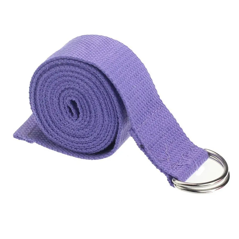 

Stretching D-Ring Ballet Yoga Stretching Belt Fitness Training Strap Belt, Green,blue,purple,pink,orange etc.