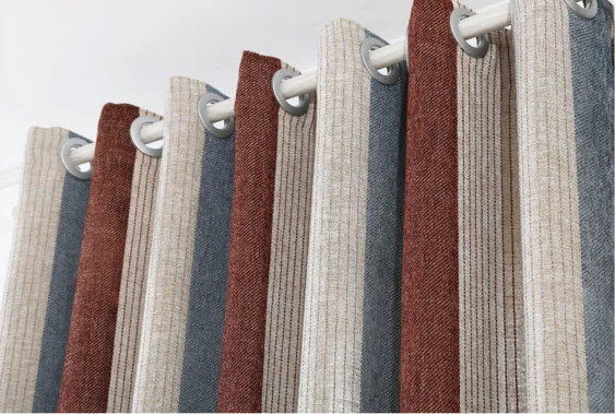 Arabic Style Curtains Design Multi Stripe Stitching Window ...