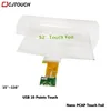 52inch pcap usb 10 points touch films flexible soft interactive capacitive multi touch transparent lcd touch screen foil