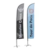 Factory direct supplier open feather flags price
