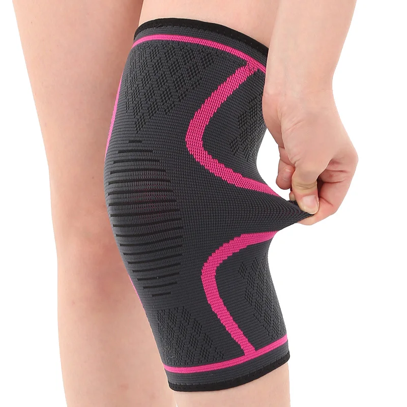 

Colorful Anti-slip Kneepad Sports Kneepad Nylon High Elasticity Knee Support Pads Guard Outdoor Sports Protector, As shown