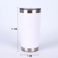 

20oz Double Wall Vacuum Insulated Travel Mugs Stainless Steel Tumbler cups with Lid
