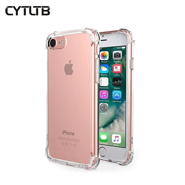 For Iphone 8 Case Tpu Gel Bumper Case Clear Mobile Phone For Iphone 8 7 6 6s Case For iphone xs hoes doorzichtig