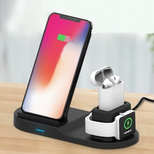 3 1 Wireless Charger Stand Phone Watch & Earbuds