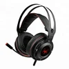 Top sales 7.1 channel usb external sound card LED gaming headsets with ergonomic design for pubg