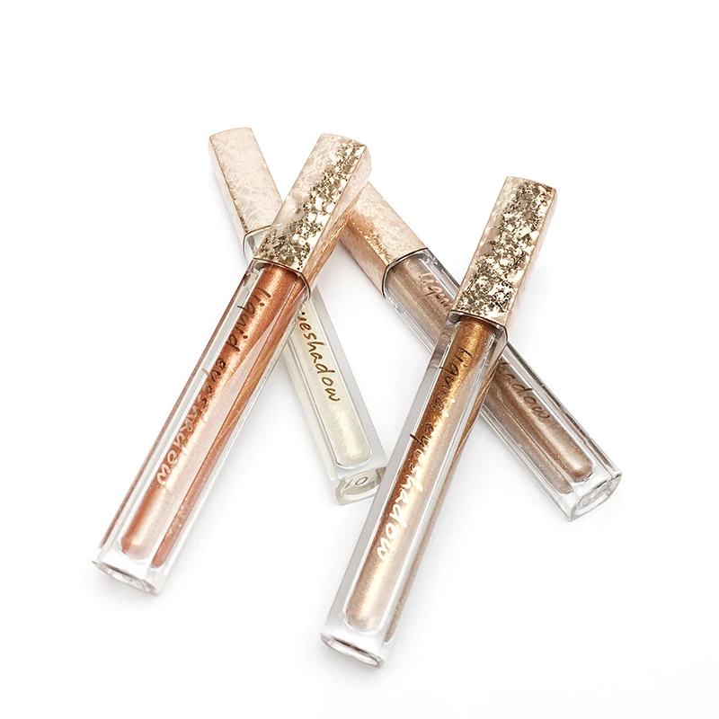 

OEM Wholesale Glitter Eyeshadow Long Lasting Metallic Liquid eyeshadow Private Label, Single colors