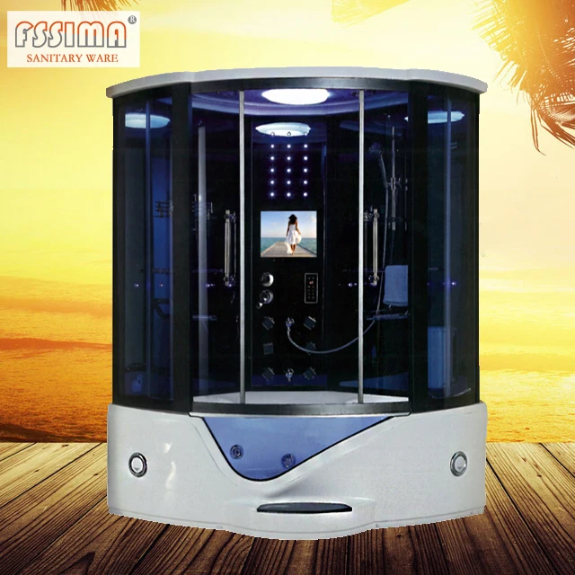 1500mm Arc Steam Bath Shower Enclosure Steam Rooms Luxury Shower Cabin ...