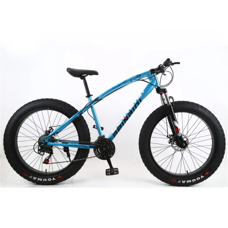 freedom Brand Front Suspension OEM 7/21 Speeds Carbon Steel Fat Tyre Bike 26 *4.0 Tire Snow Bicycle