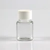 square Free samples 30ml plastic PET transparent sealed jar bottle