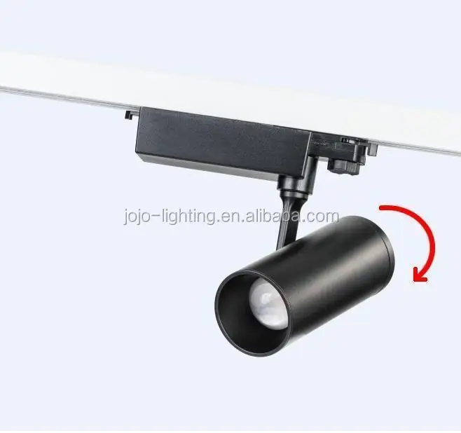 adjustable beam angle LED track light fixture