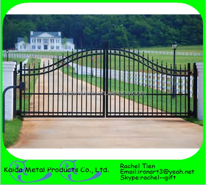 What are some tips for buying affordable metal gates?