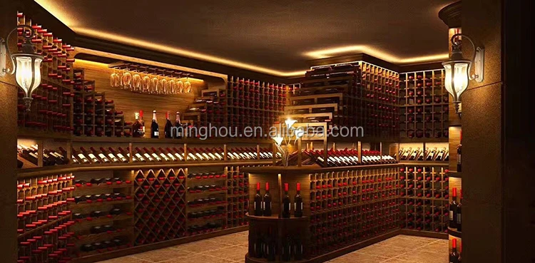 Offer customized design racks for wine cellar cabinet and wine stand (13)