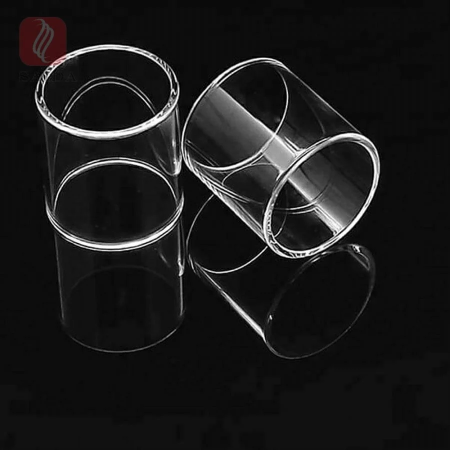 80mm Diameter Custom Cylinder Tube Glass 3 Hole Peg Cylinder Tube