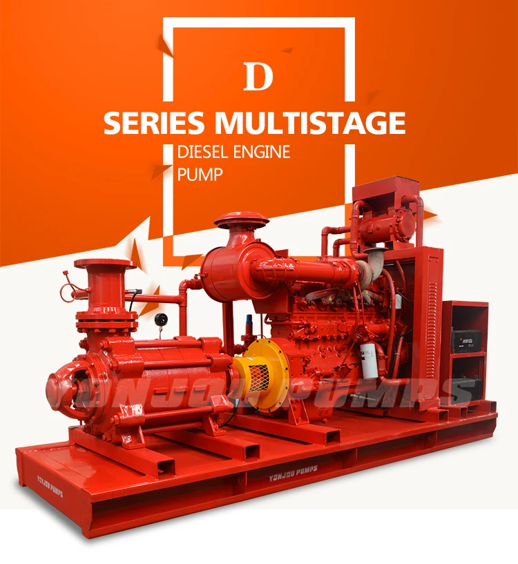 6 Inch Multistage Diesel Irrigation Water Pumps,Irrigation High